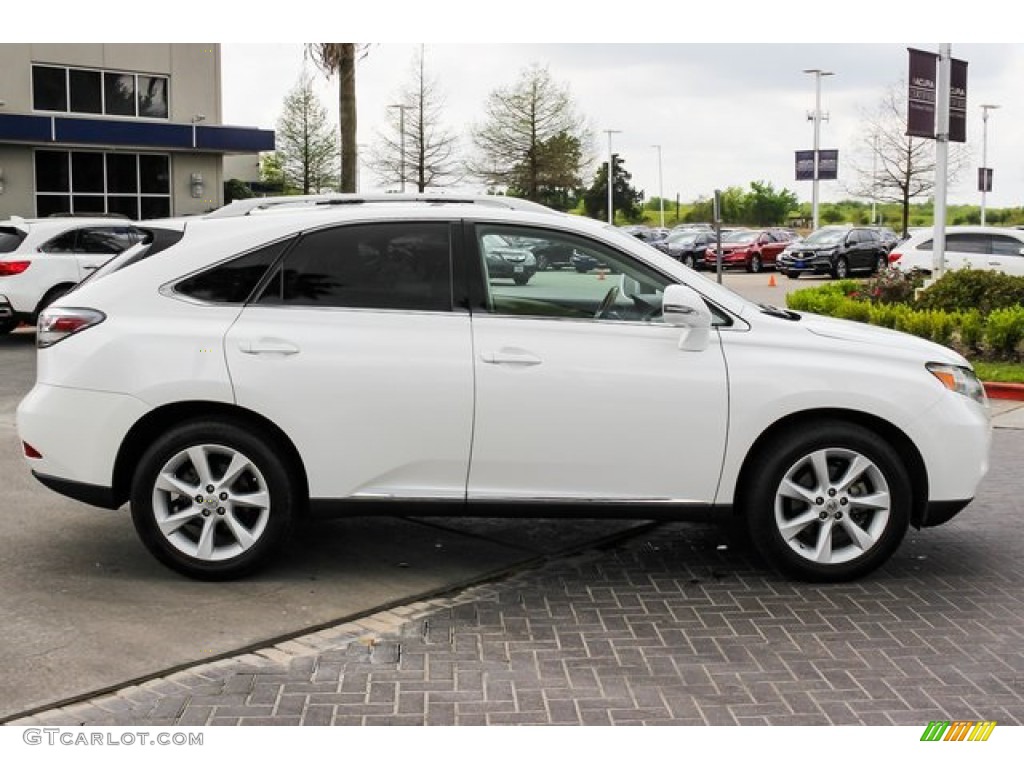 2012 RX 350 - Starfire White Pearl / Light Gray photo #8