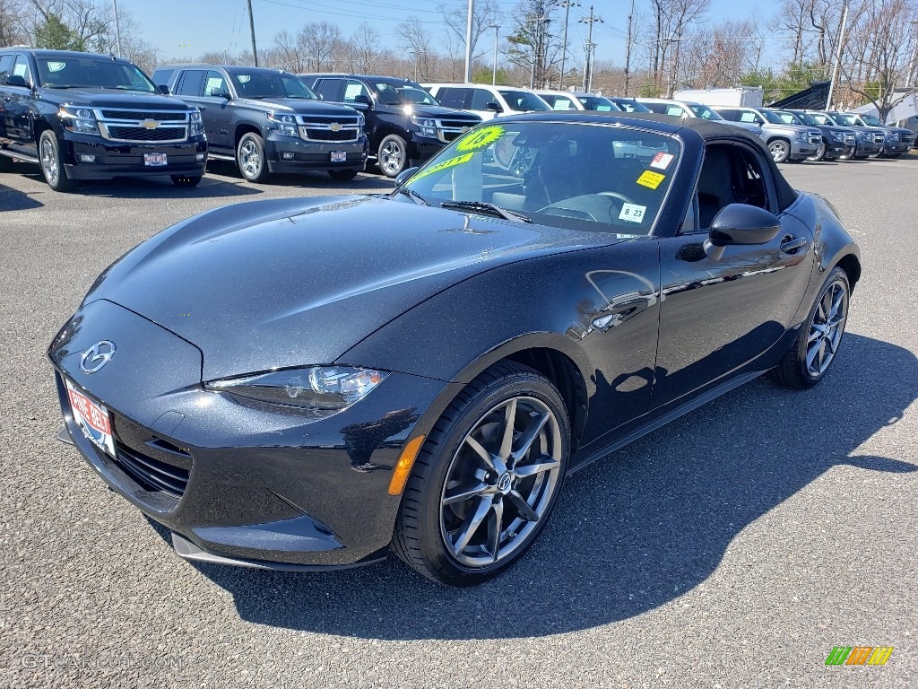 2018 MX-5 Miata Grand Touring - Jet Black Mica / Black photo #3