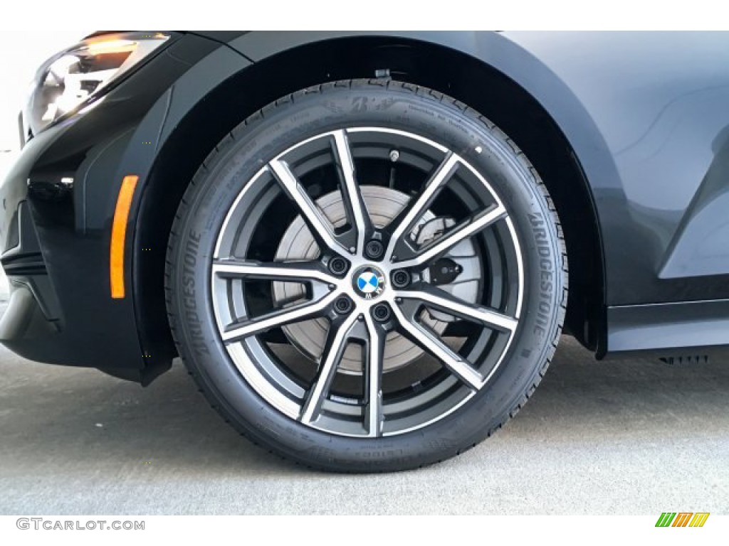 2019 3 Series 330i Sedan - Jet Black / Canberra Beige photo #9