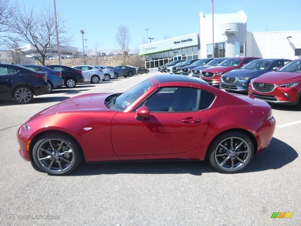 Soul Red Crystal Metallic 2019 Mazda MX-5 Miata RF Grand Touring Exterior Photo #132553601