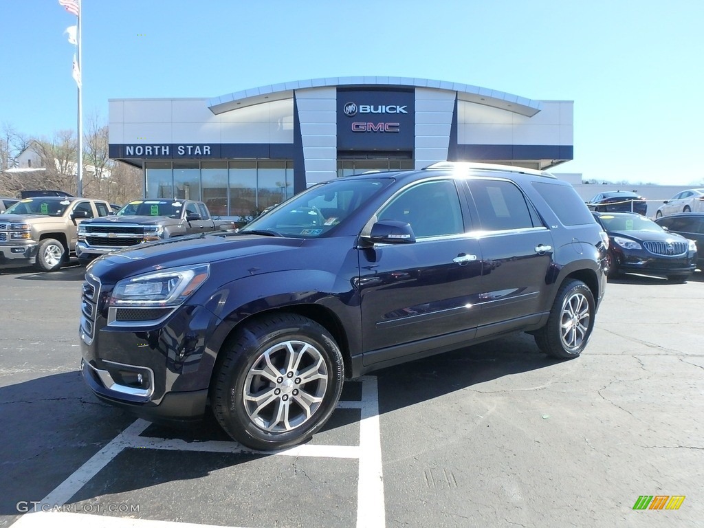 Dark Sapphire Blue Metallic GMC Acadia