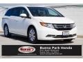 White Diamond Pearl 2017 Honda Odyssey EX-L