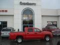 2008 Flame Red Dodge Dakota SLT Crew Cab 4x4  photo #1