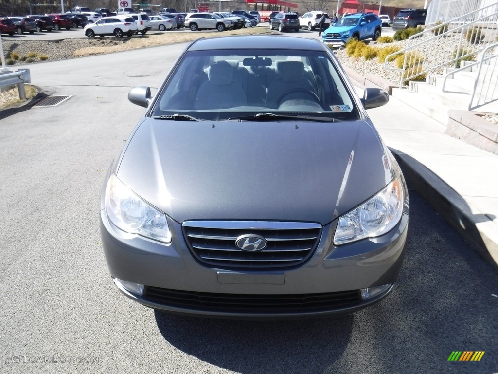 2009 Elantra GLS Sedan - Carbon Gray / Gray photo #4