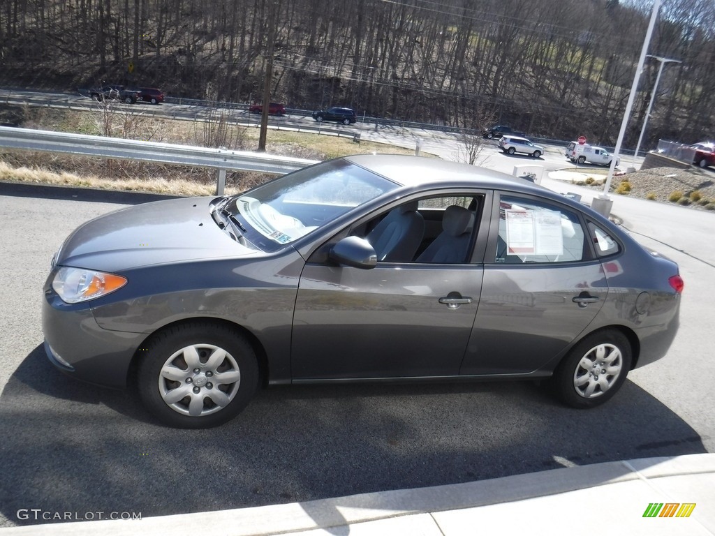 2009 Elantra GLS Sedan - Carbon Gray / Gray photo #6