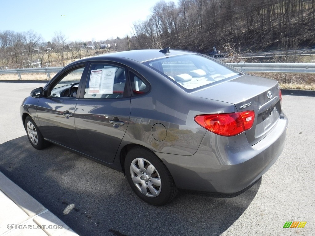 2009 Elantra GLS Sedan - Carbon Gray / Gray photo #7