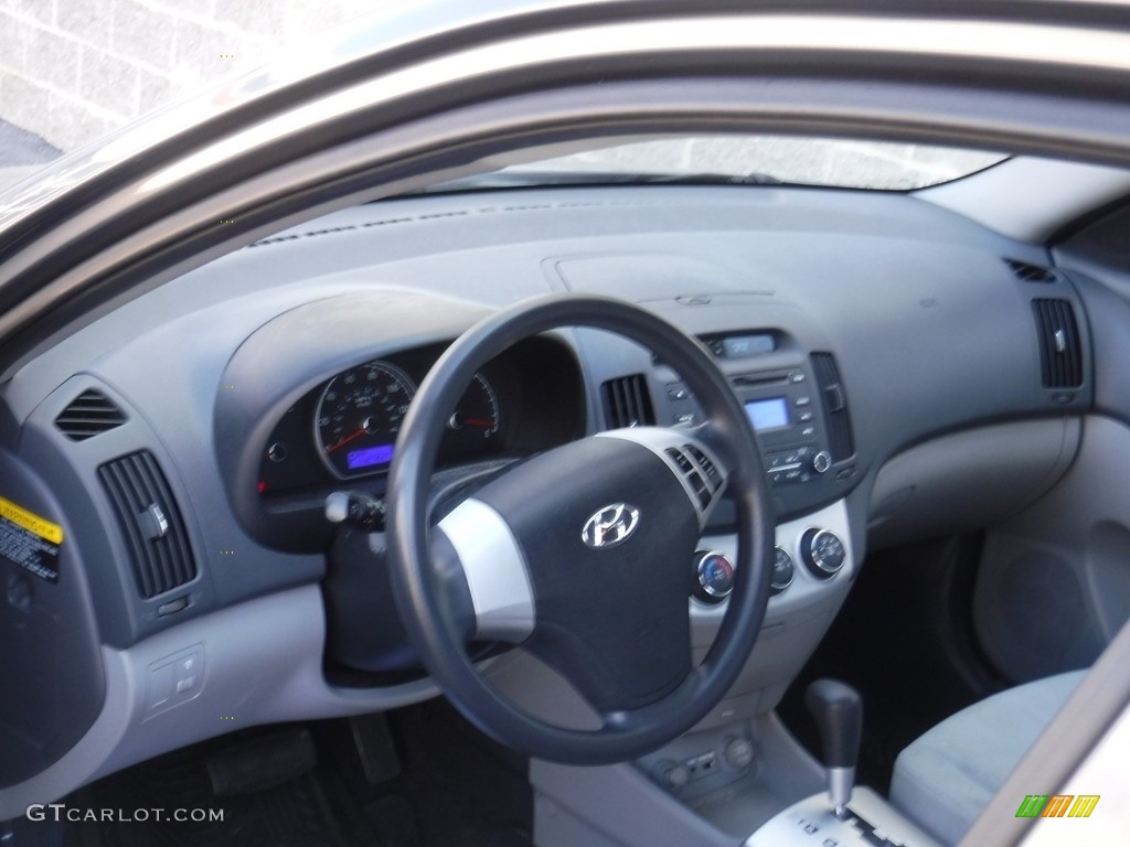 2009 Elantra GLS Sedan - Carbon Gray / Gray photo #8