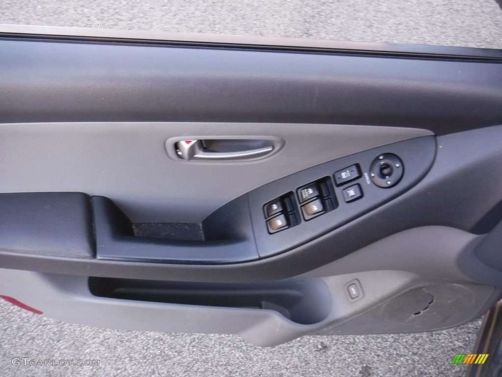 2009 Elantra GLS Sedan - Carbon Gray / Gray photo #9