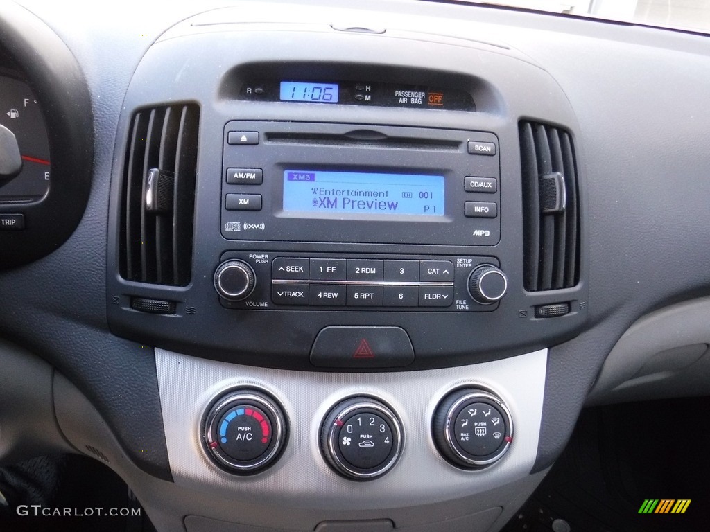 2009 Elantra GLS Sedan - Carbon Gray / Gray photo #12