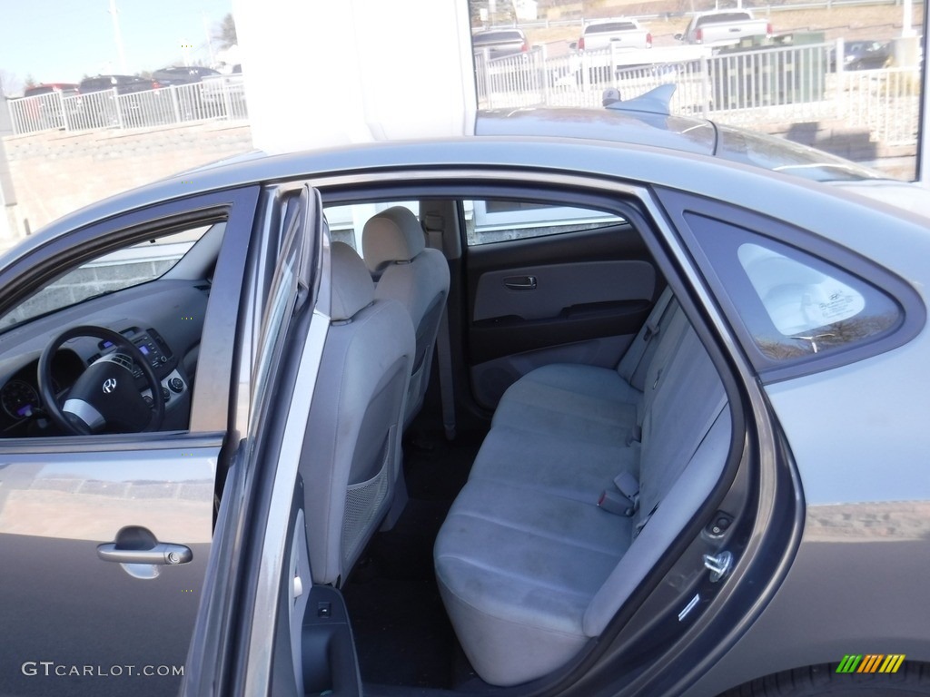 2009 Elantra GLS Sedan - Carbon Gray / Gray photo #17