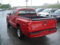 2008 Flame Red Dodge Dakota SLT Crew Cab 4x4  photo #4