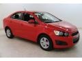 2013 Victory Red Chevrolet Sonic LT Sedan #132552335