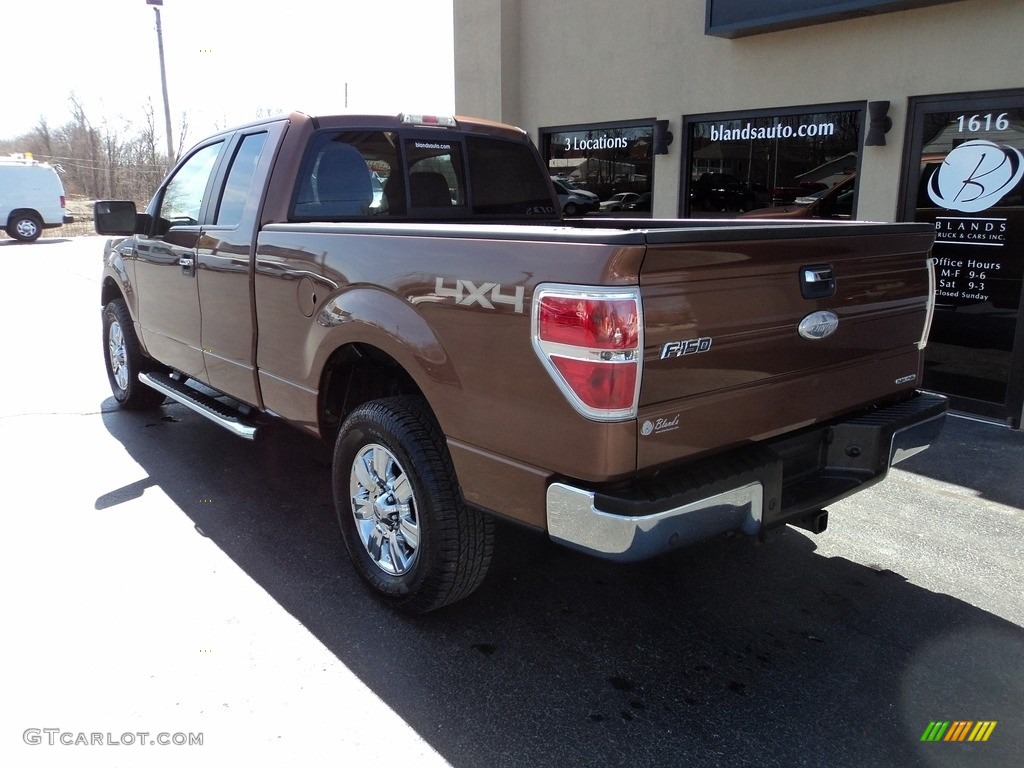2011 F150 XLT SuperCab 4x4 - Golden Bronze Metallic / Pale Adobe photo #3