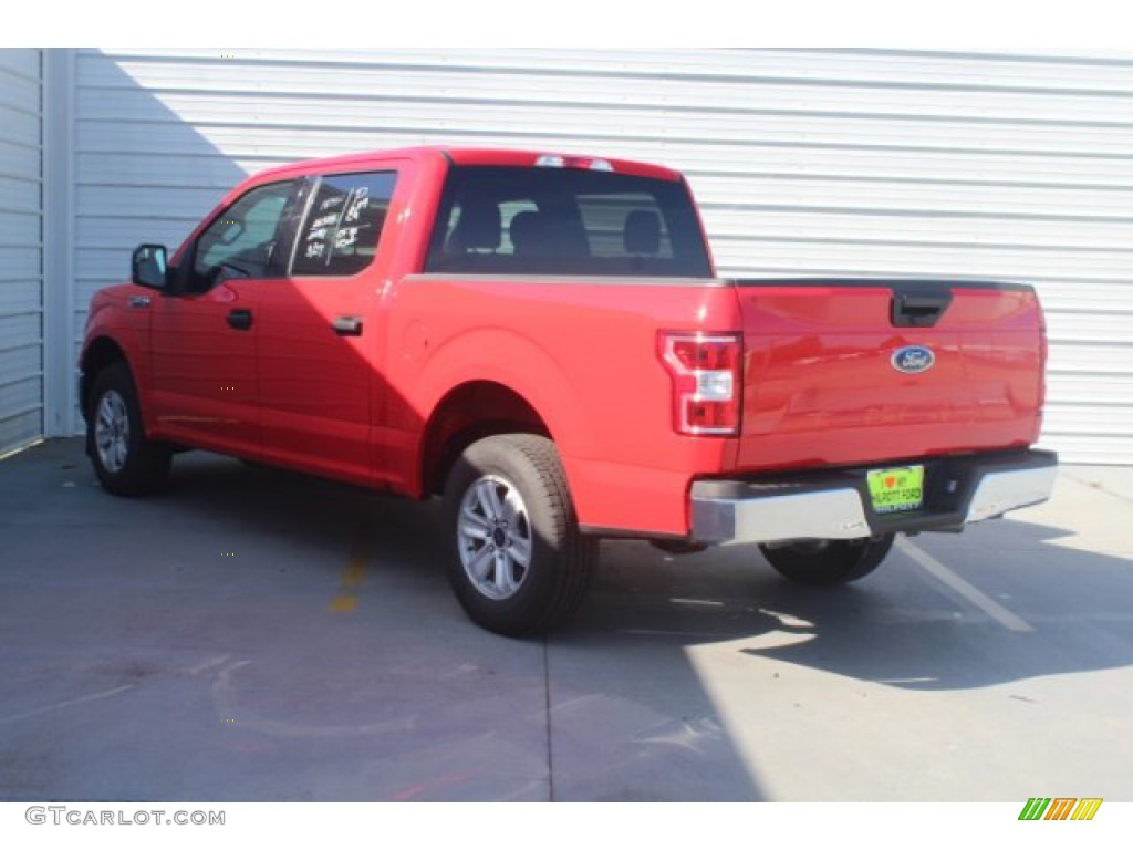 2018 F150 XLT SuperCrew - Race Red / Earth Gray photo #6