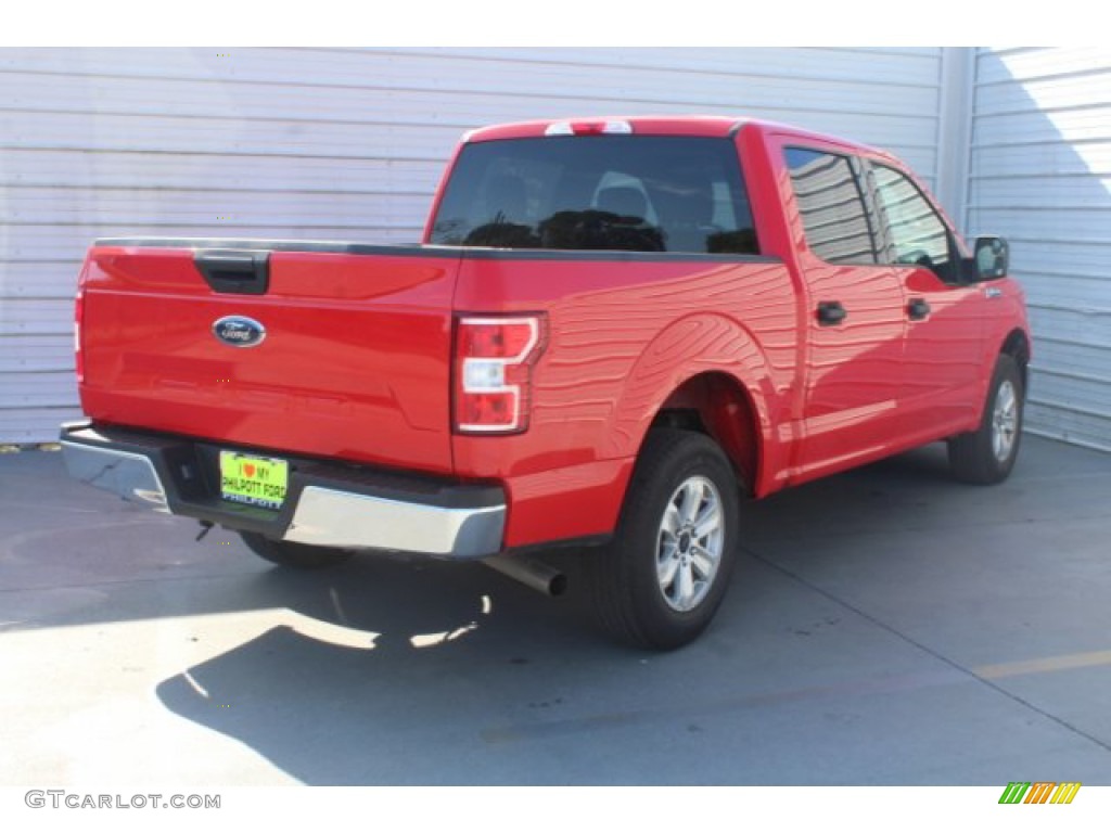 2018 F150 XLT SuperCrew - Race Red / Earth Gray photo #8