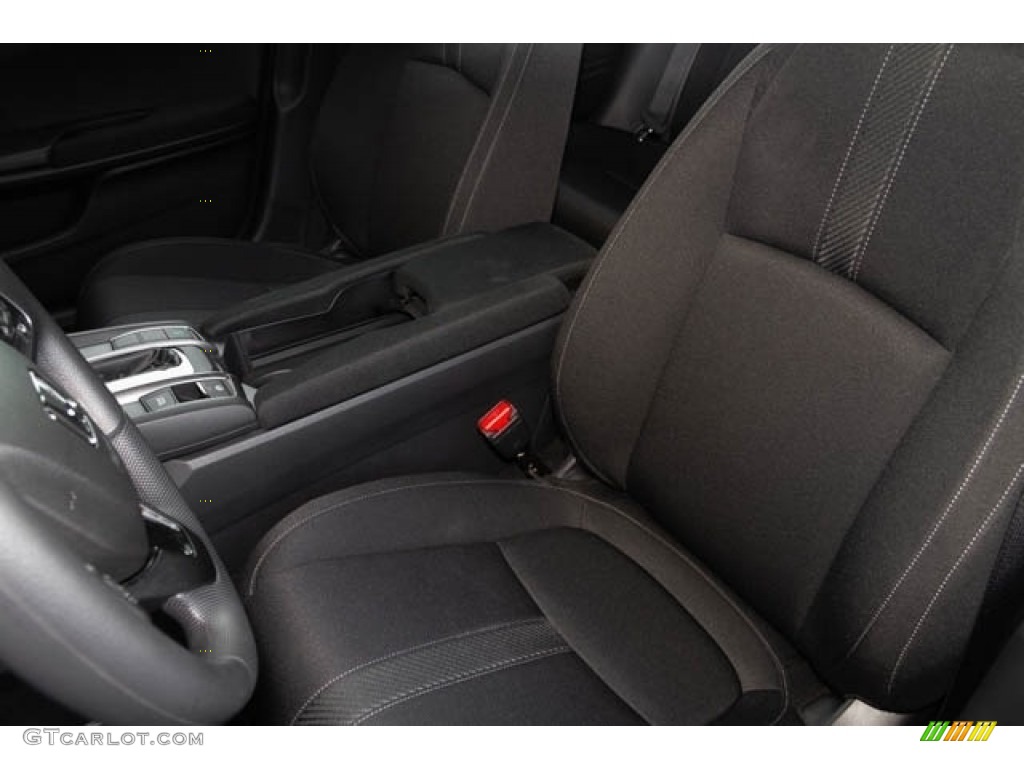 2019 Civic LX Hatchback - Sonic Gray Pearl / Black photo #13