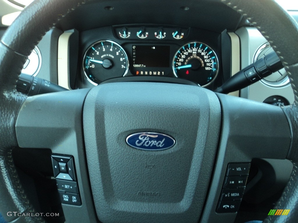 2011 F150 XLT SuperCab 4x4 - Golden Bronze Metallic / Pale Adobe photo #12