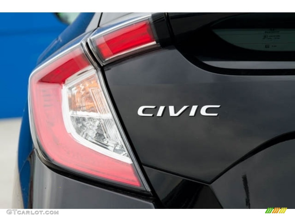 2019 Civic EX Hatchback - Crystal Black Pearl / Black photo #7