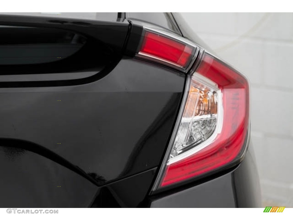 2019 Civic EX Hatchback - Crystal Black Pearl / Black photo #8