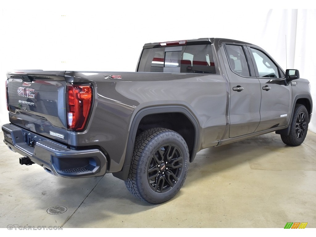 2019 Sierra 1500 Elevation Double Cab 4WD - Smokey Quartz Metallic / Jet Black photo #2