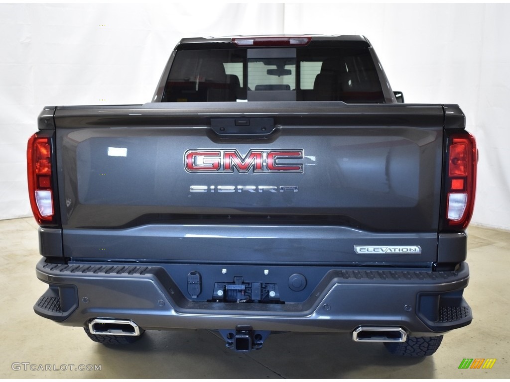 2019 Sierra 1500 Elevation Double Cab 4WD - Smokey Quartz Metallic / Jet Black photo #3
