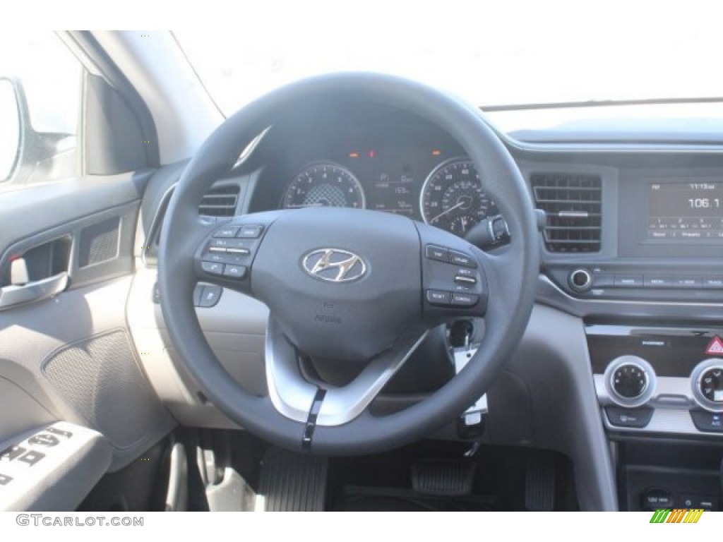 2019 Elantra SE - Symphony Silver / Gray photo #19