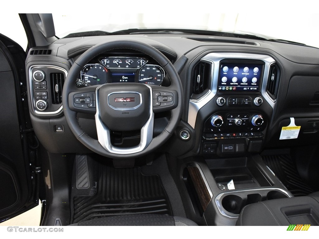 2019 Sierra 1500 Elevation Double Cab 4WD - Smokey Quartz Metallic / Jet Black photo #8