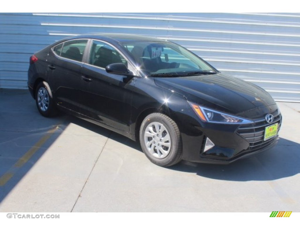 2019 Elantra SE - Phantom Black / Black photo #2