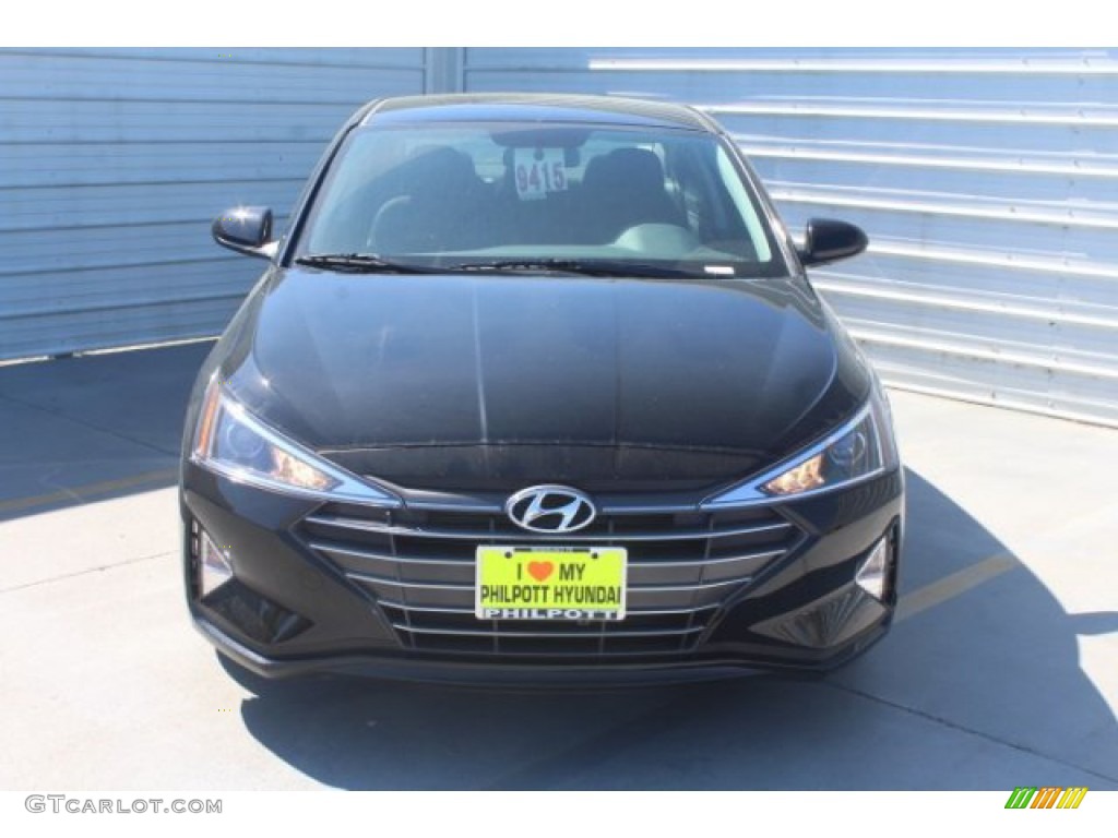 2019 Elantra SE - Phantom Black / Black photo #3