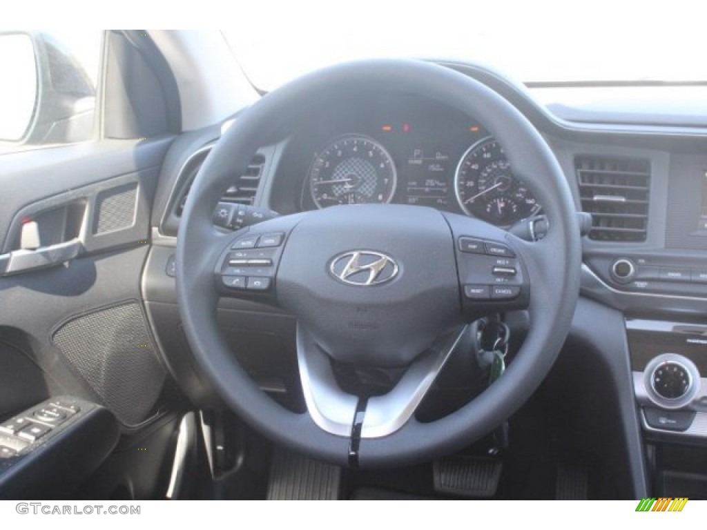 2019 Elantra SE - Phantom Black / Black photo #19