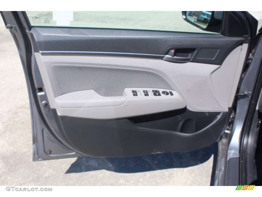 2019 Elantra SEL - Galactic Gray / Gray photo #9