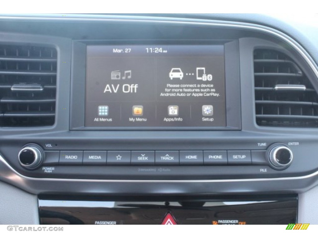 2019 Elantra SEL - Galactic Gray / Gray photo #11