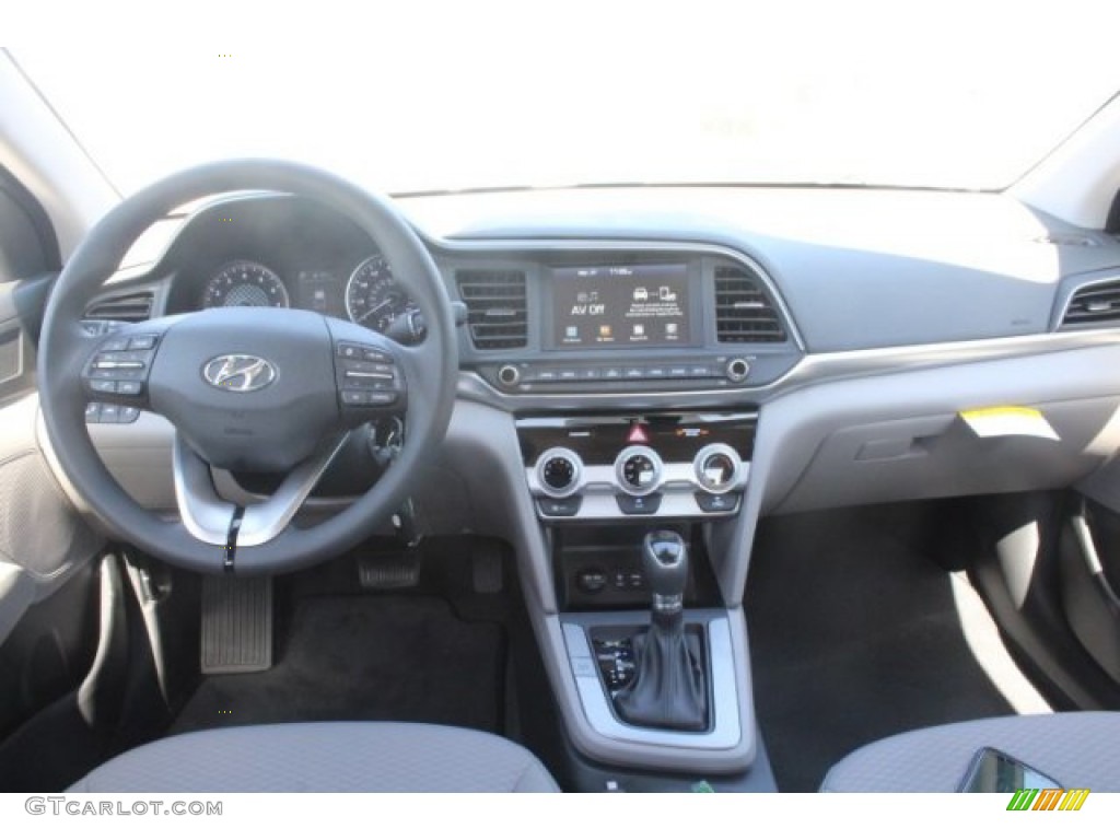 2019 Elantra SEL - Galactic Gray / Gray photo #18