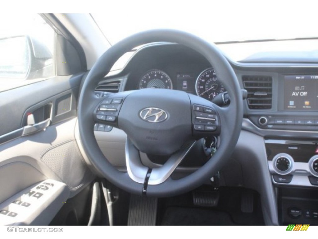 2019 Elantra SEL - Galactic Gray / Gray photo #19