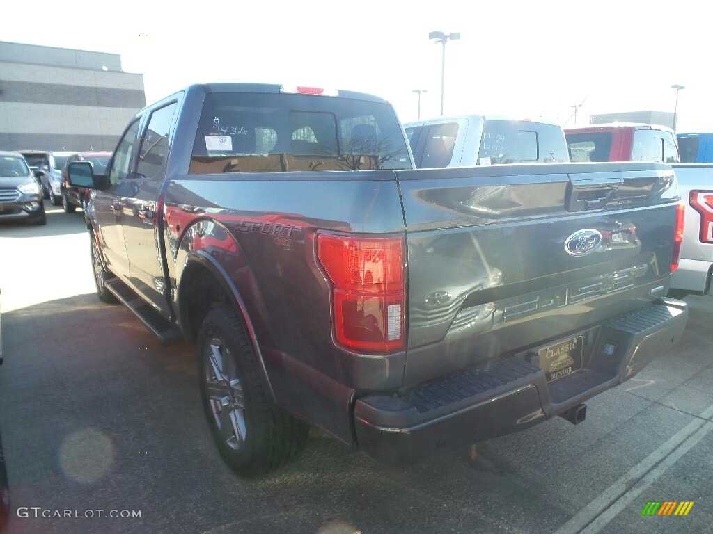 2019 F150 Lariat Sport SuperCrew 4x4 - Magnetic / Black photo #3