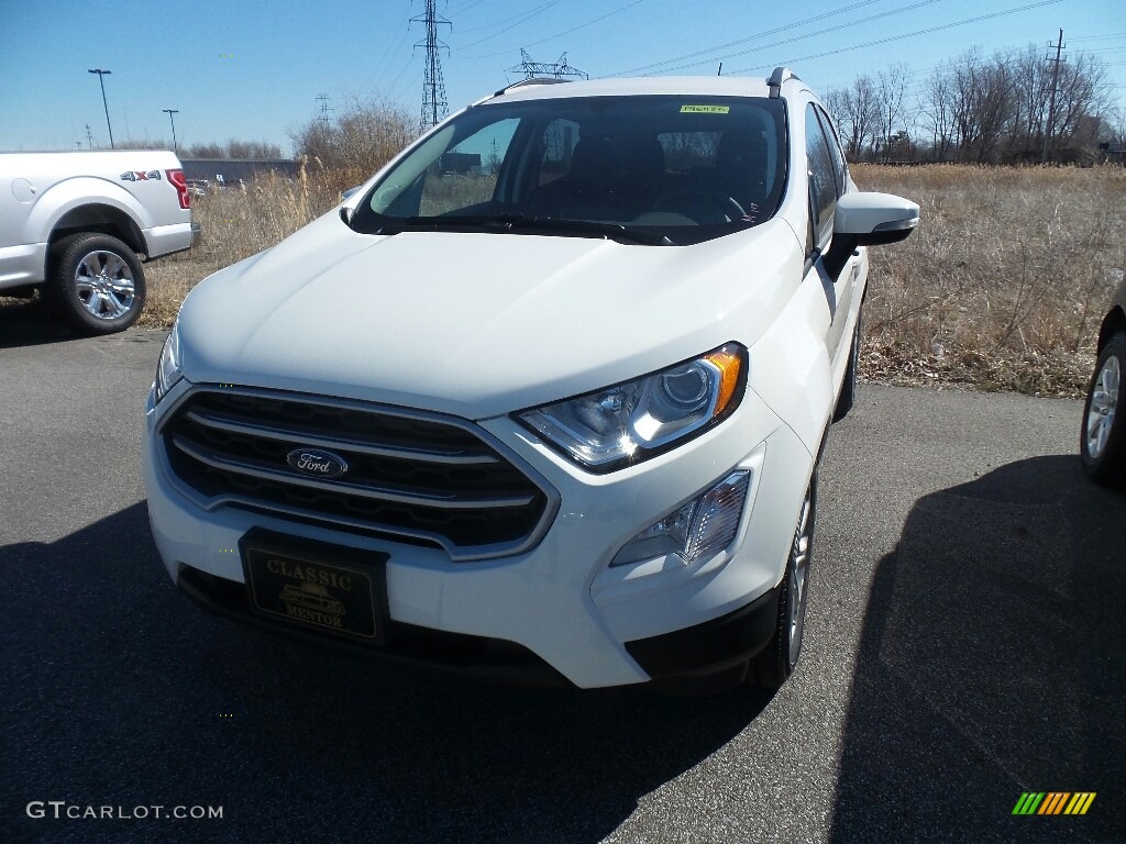 2019 EcoSport SE - Diamond White / Ebony Black photo #1