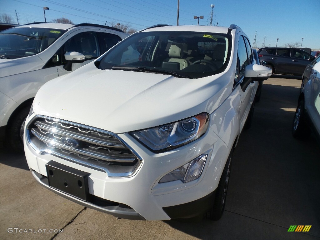 2019 EcoSport Titanium 4WD - Diamond White / Medium Stone photo #1