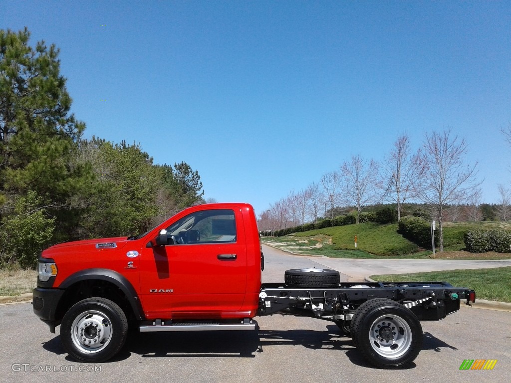 Flame Red 2019 Ram 4500 Tradesman Regular Cab 4x4 Chassis Exterior Photo #132567821