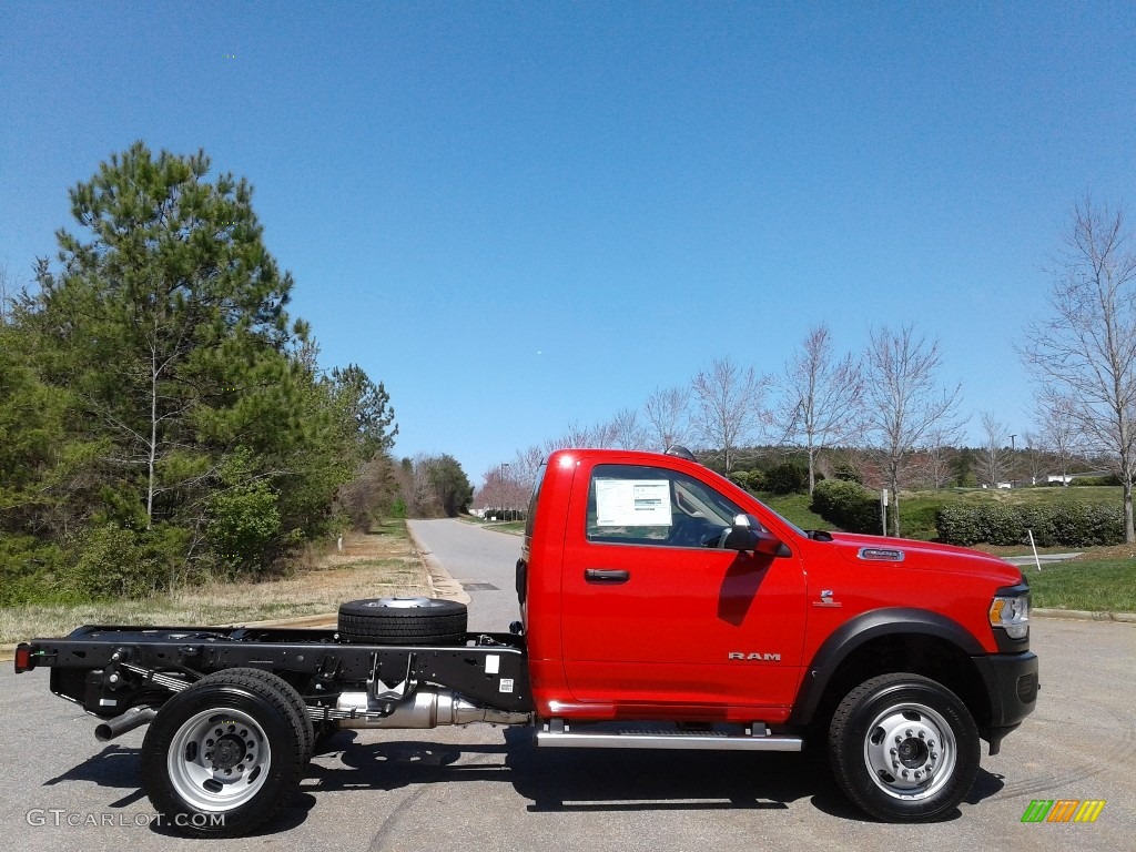 Flame Red 2019 Ram 4500 Tradesman Regular Cab 4x4 Chassis Exterior Photo #132567845