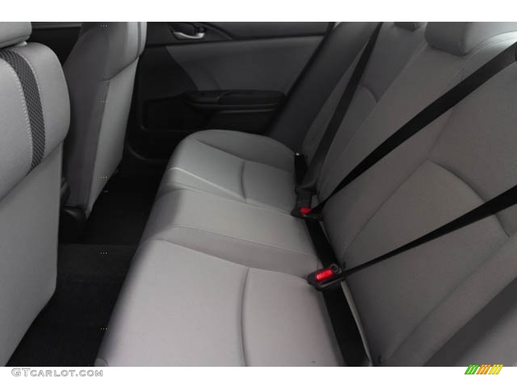2019 Civic LX Sedan - Modern Steel Metallic / Gray photo #17