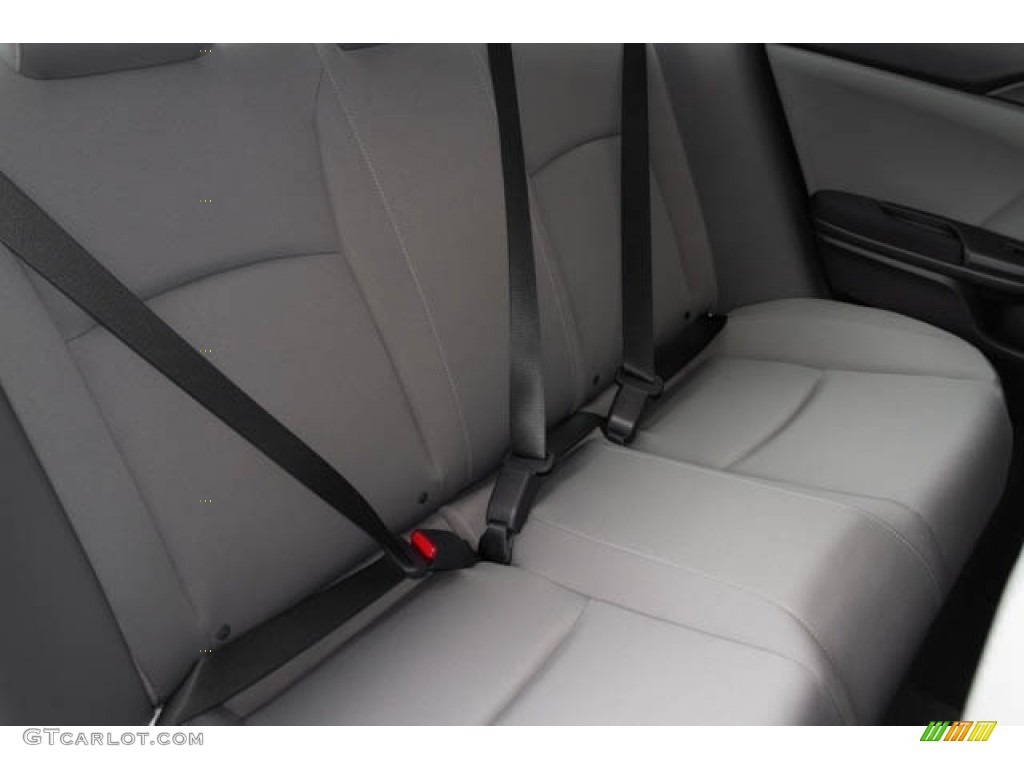 2019 Civic LX Sedan - Modern Steel Metallic / Gray photo #27