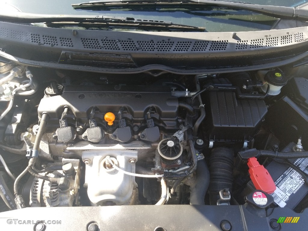 2008 Civic LX Sedan - Galaxy Gray Metallic / Gray photo #25