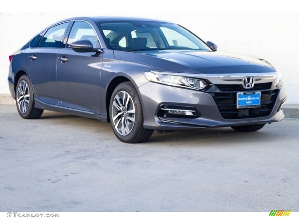 2019 Accord EX-L Hybrid Sedan - Modern Steel Metallic / Black photo #1