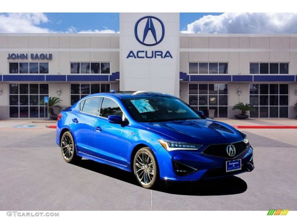 2019 ILX A-Spec - Apex Blue Pearl / Ebony photo #1