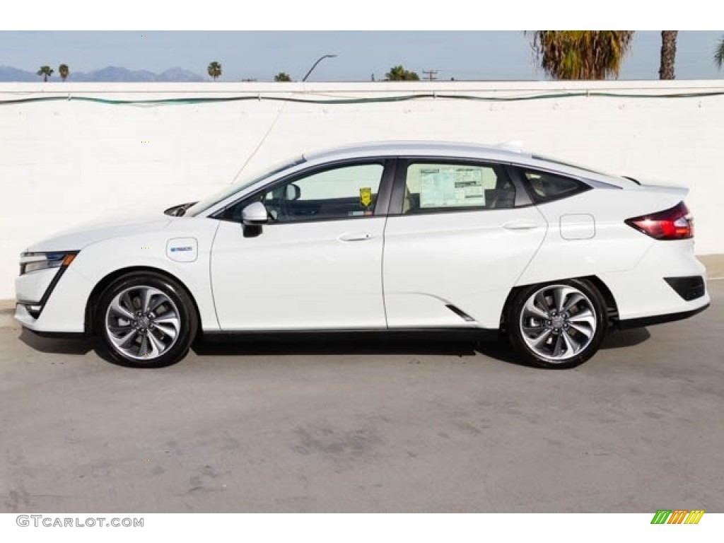 Platinum White Pearl 2019 Honda Clarity Plug In Hybrid Exterior Photo #132578354