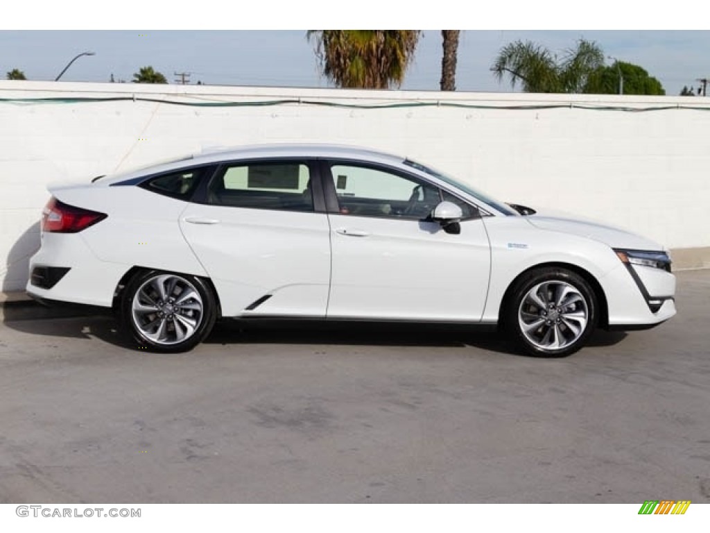 Platinum White Pearl 2019 Honda Clarity Plug In Hybrid Exterior Photo #132578399