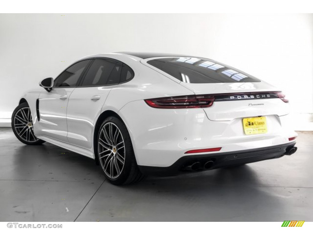2018 Panamera 4 - White / Black/Luxor Beige photo #10