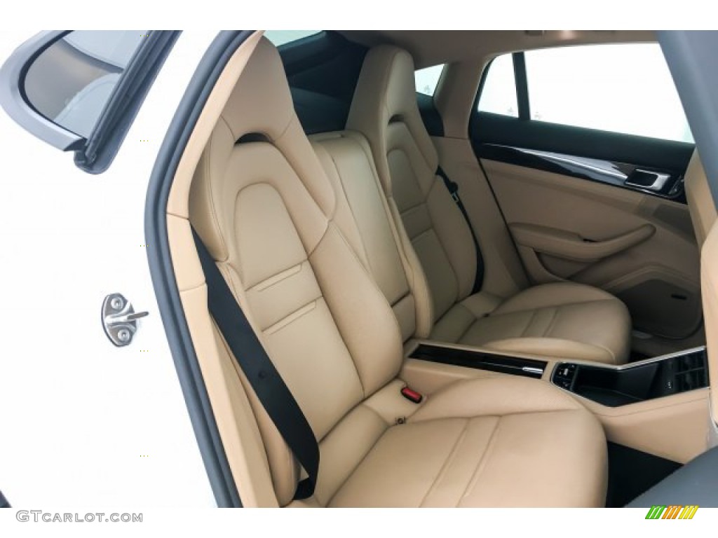 2018 Panamera 4 - White / Black/Luxor Beige photo #13