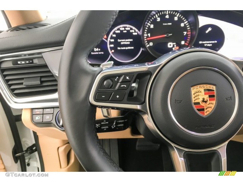 2018 Panamera 4 - White / Black/Luxor Beige photo #19