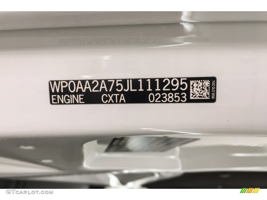 2018 Panamera 4 - White / Black/Luxor Beige photo #25